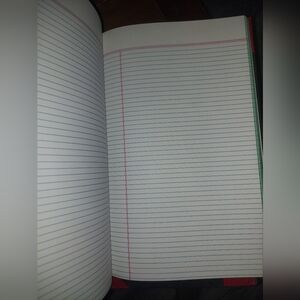 Hard cover notebook